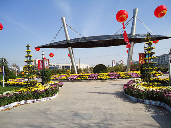 立体花坛